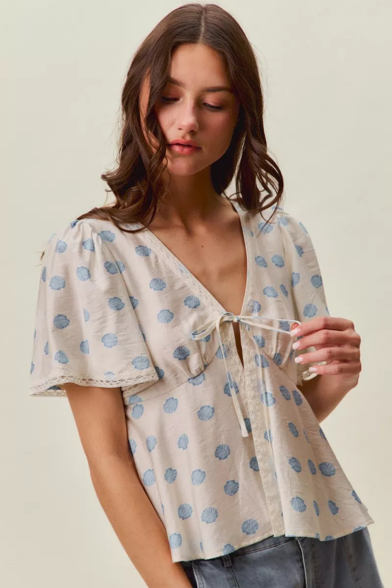 Ivory/blue / 3XL