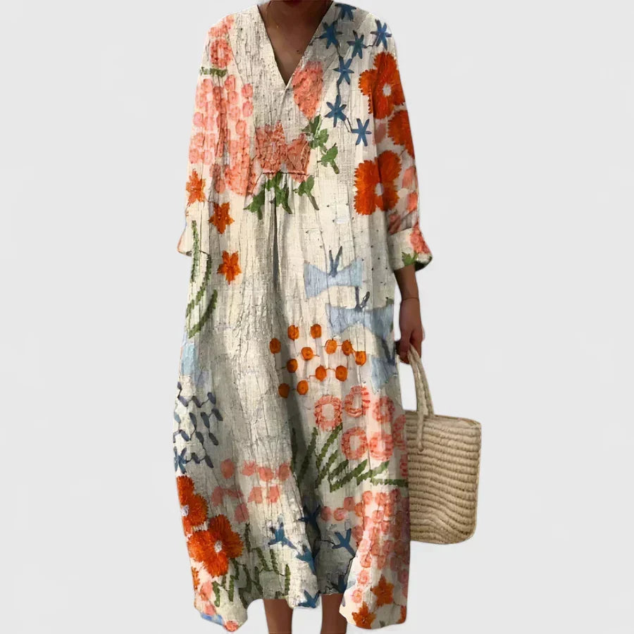 Beige Floral / S