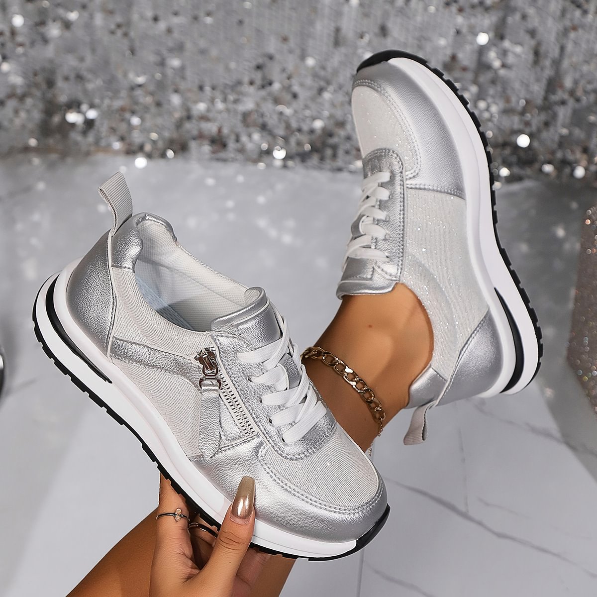 Silver / 12 US | 43 EU