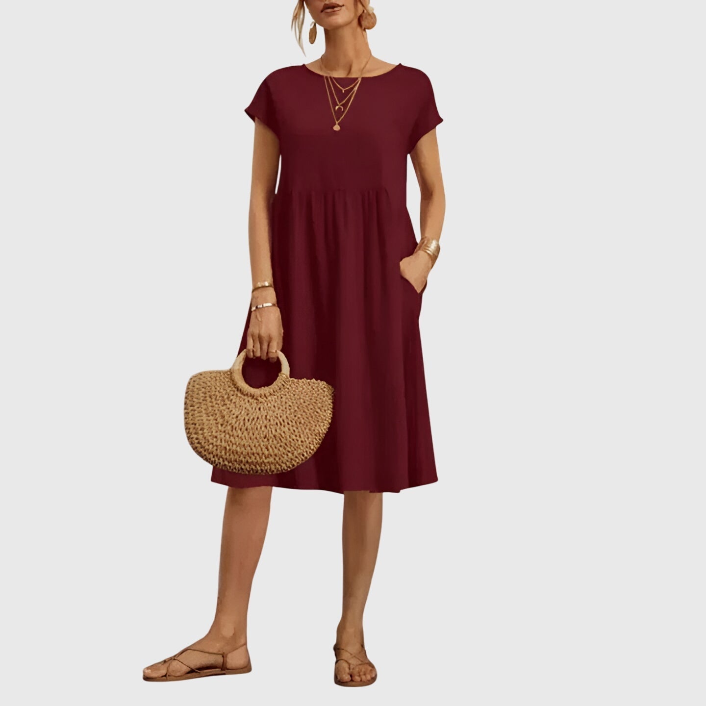Burgundy / S
