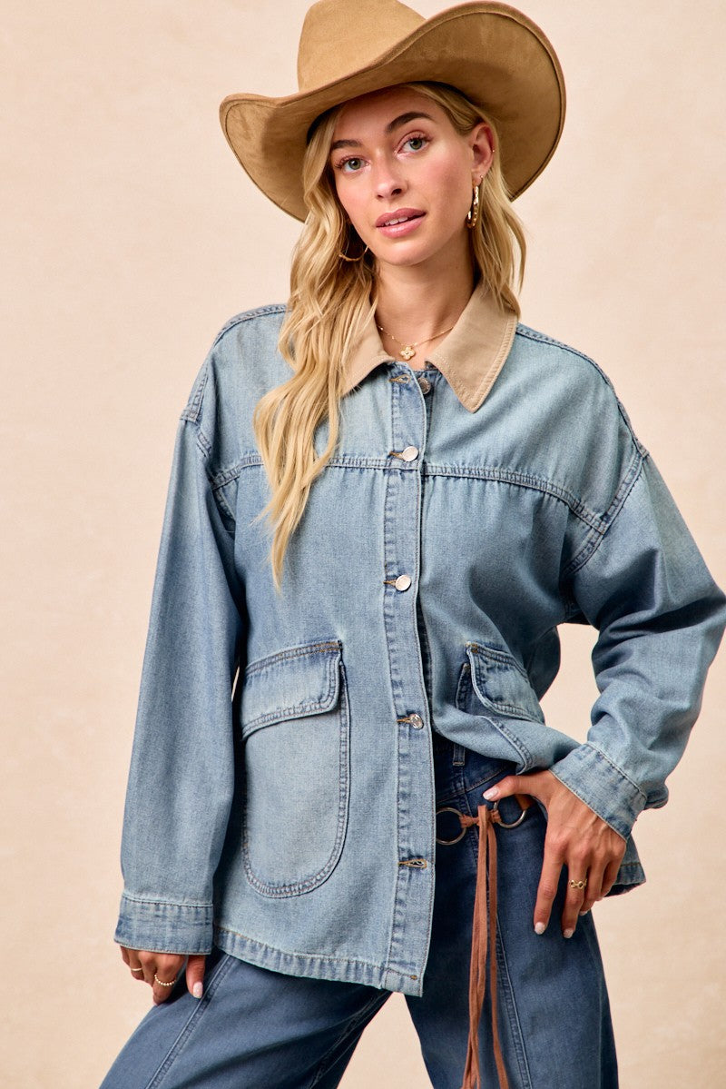 Washed Denim / 3XL