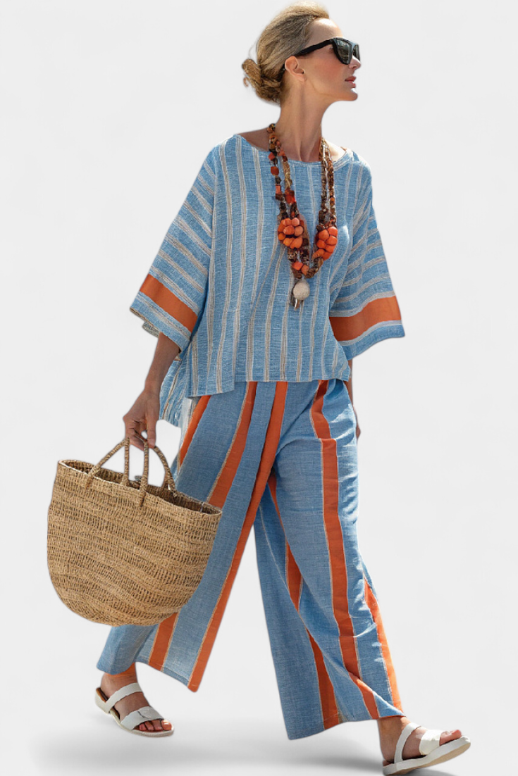 Terracotta Stripe / S