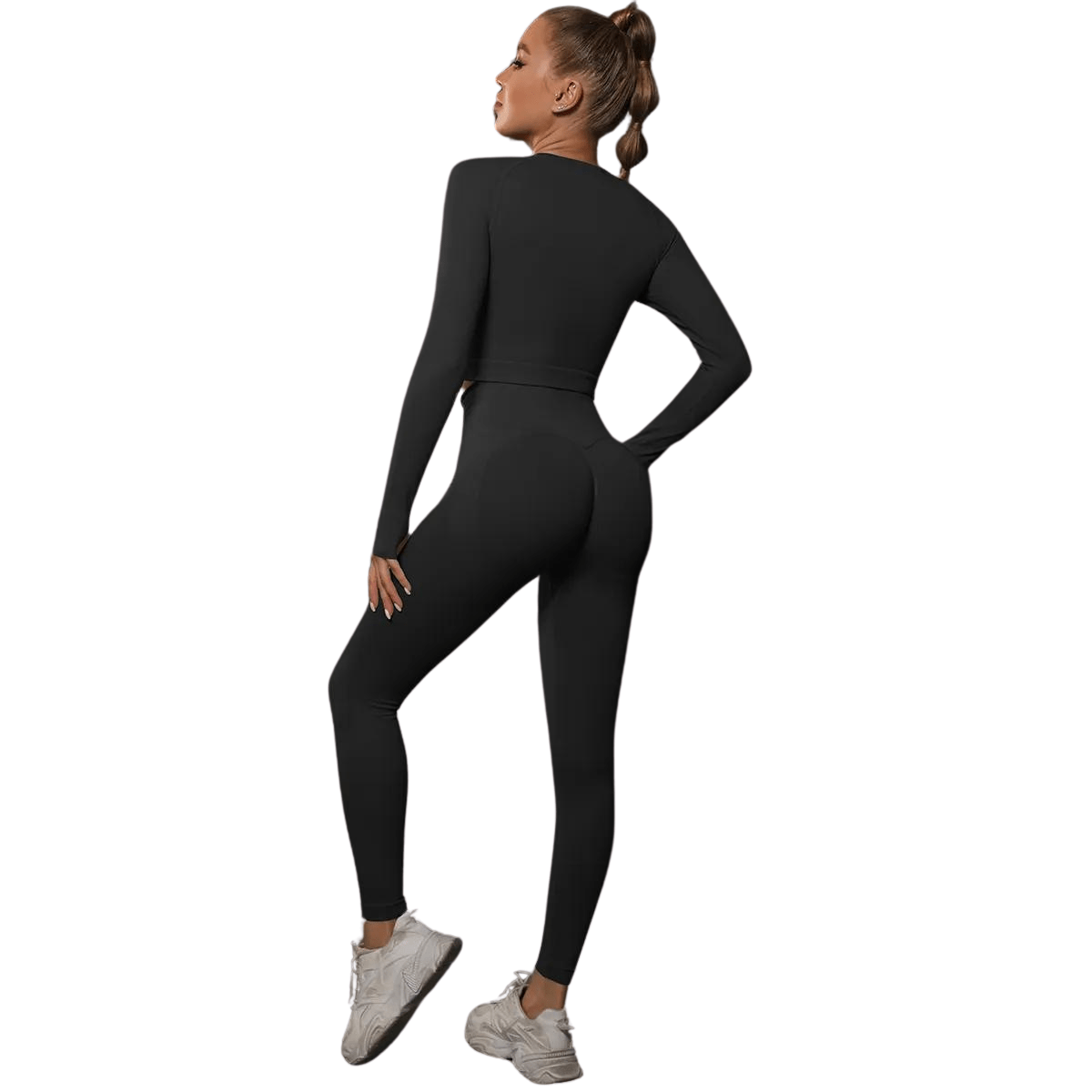 Black / 3XL / Legging+Top