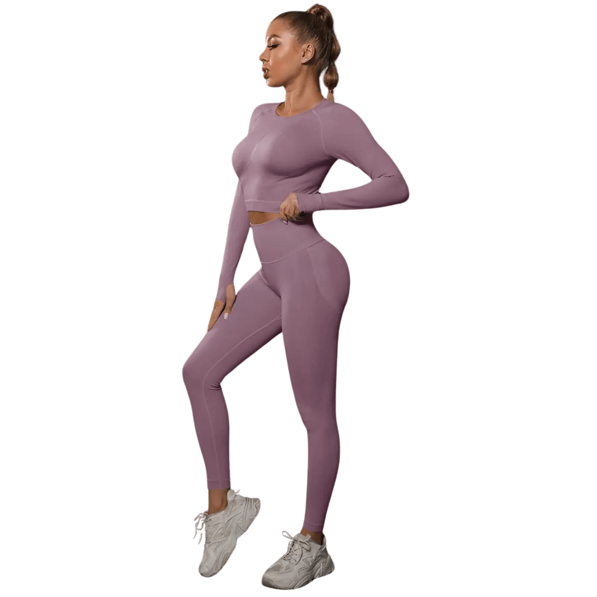 Light Purple / 3XL / Legging+Top